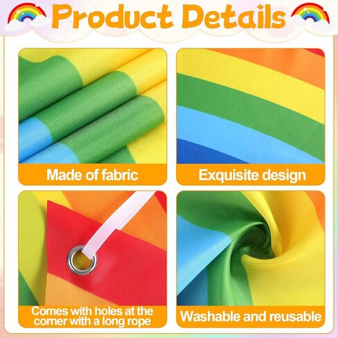 3 Pcs Rainbow Birthday Party Porch Banner Rainbow Cloud Door Hanging Decoration Colorful Party Hanging Banner Porch Signs Backdrop for Home Classroom Door Baby Shower Photo Booth Props Wall Decor in Saudi Arabia