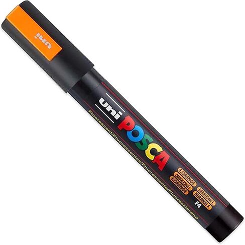 posca - PC-5M Fluorescent Paint Marker - Set of 4 - In Wallet in Saudi Arabia