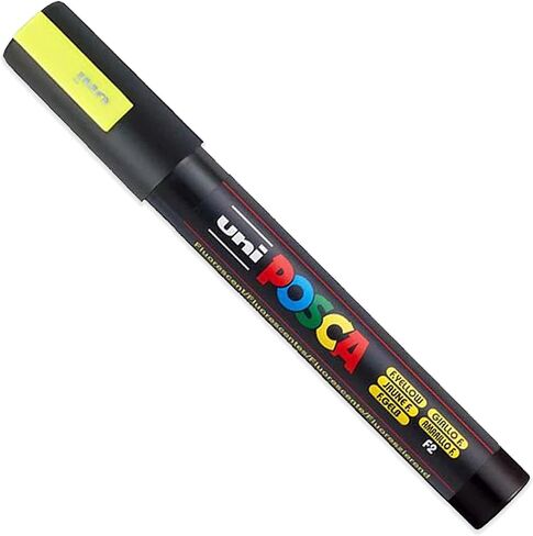 posca - PC-5M Fluorescent Paint Marker - Set of 4 - In Wallet in Saudi Arabia