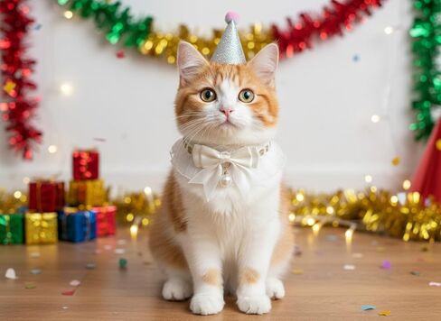 2 Pcs Lace Cat Collar with Pearl & Fishbone Pendant, Fancy Handmade Jewelry Kitten Necklace, Adjustable Soft Ribbon Tie-on Neckwear for Girl Cats, Small Puppy Birthday Party Wedding Gift in Saudi Arabia