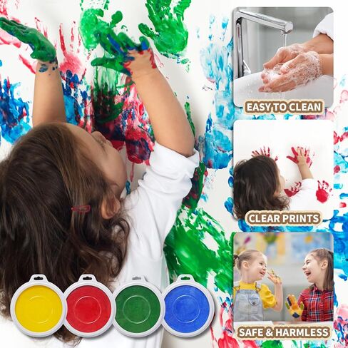 وسادات طوابع مقاس 7 بوصات للأطفال، وسادات طوابع بأربعة ألوان للفصول الدراسية، وسادات طوابع قابلة للغسل للأطفال، وسادة حبر كبيرة قابلة للغسل، وسادة طوابع قوس قزح لفن بصمة اليد وبصمة القدم، وسجل القصاصات، والنسيج الخشبي، والورق in Kuwait