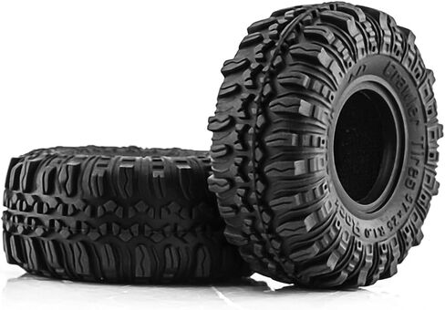 إطارات LAEFINA 57 مم RC مقاس 1.0 بوصة بديلة لإطارات مطاطية 1/18 TRX4M 1/24 RC Crawler Car SCX24 FMS FCX24 أجزاء (A) in Kuwait