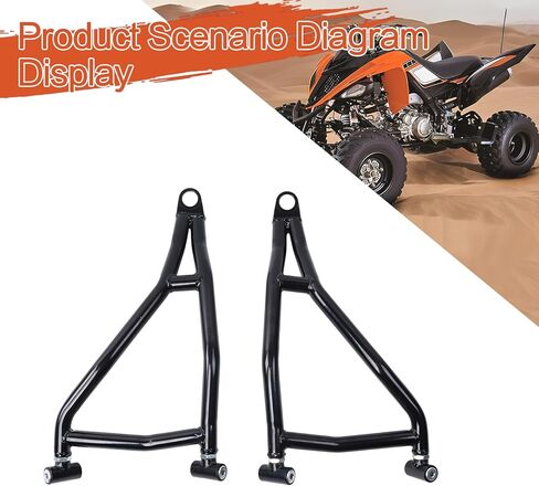 Black Front A-Arms Replacement for Polaris RZR XP 1000 4 1000 2014-2023 in Saudi Arabia
