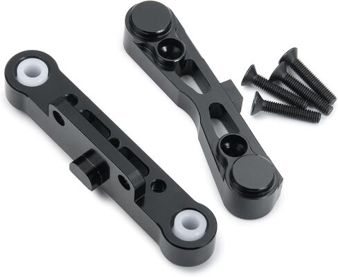 RC Aluminum Rear Lower Suspension Mount Fixing Arm Upgrades Part Compatible with Arrma Kraton Typhon Senton Talion 1/8 RC Car Upgrade Parts (Black) in Saudi Arabia