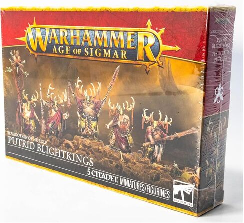 Warhammer Age of Sigmar Maggotkin of Nurgle Putrid Blightkings Multipart Plastic Miniatures Set in Saudi Arabia