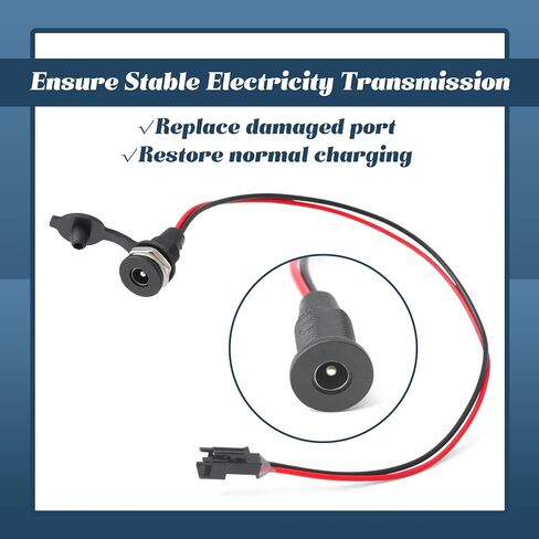 DC5521 Electric Bicycle Charging Port Compatible with Jetson Bolt Pro, Bolt Electric Ride-On, LX10, Axle 12'', Bolt Up 14'' Folding Ebike Replacement for DYU D3F/D2F for Kugoo Kirin B1 Pro in Saudi Arabia