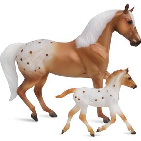 Breyer Horses Freedom Series Effortless Grace | Horse and Foal Set | Horse Toy | 9.75" x 7" | 1:12 Scale | Model #62224