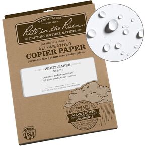 Rite In The Rain Weatherproof Copier Paper, A3 29.7cm x 42cm, 20# White, 200 Sheet Pack (No. 8518)