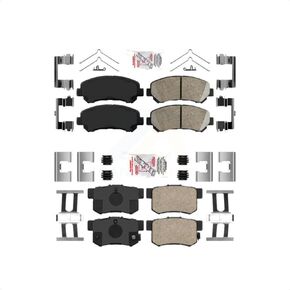 AmeriBRAKES Front Rear Ceramic Disc Brake Pads Kit For 2010-2013 Suzuki Kizashi KNF-101604