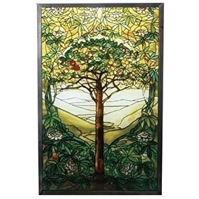 YTC Summit 10 Inch Stained Glass Tiffany - Tree of Life Art Glass