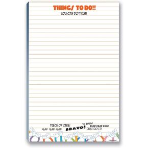 Stonehouse Collection Funny Magentic Notepads for Refrigerator - 8.5" x 5.5" - USA Made - Bull Sheet Funny Notepad has 50 Sheets - Made in USA - Grocery, Shopping, Daily Tasks List (Bull Sheet)