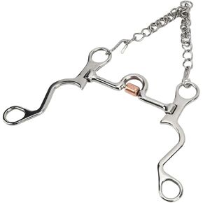 Tnfeeon Pelham Horse Bit Strong Stainless Steel Horse Bit for Horse Riding Equestrian Performance Horse Mouth Bit and Bit