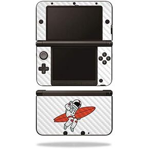 MightySkins Carbon Fiber Skin for Nintendo 3DS XL Original (2012-2014) - Accident | Protective, Durable Textured Carbon Fiber Finish | Easy to Apply, Remove, and Change Styles | Made in The USA