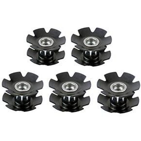 WIROJ BlueSunshine 5 Pcs Cycling Mountain Road Bike Bicycle Headset Star Nut for Fork 1-1/8" (28.6mm)