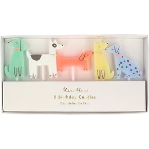 Meri Meri Dog Candles (Pack of 5)