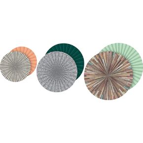 Teacher Created Resources Home Sweet Classroom Hanging Paper Fans, Pack of 3