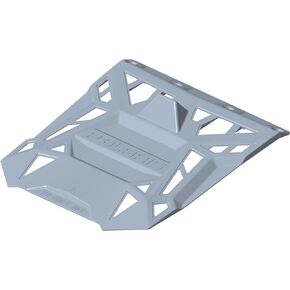 Polaris Snowmobile Snow Flap with Holes, Gloss Black, Genuine OEM Part 5456130-070, Qty 1