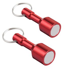 Strong Keychain Magnet for Testing Brass, Neodymium Pocket Magnets for Purse,Gold,Silver,Jewelry,Ferrous Metals Test Magnet Hanging Keys Holder