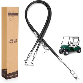 10L0L Golf Cart Brake Cable Stainless Steel Core for EZGO TXT 1994 & up or EZGO TXT Marathon Medalist, Golf Cart Driver & Passenger Side Brake Cable 70716-G03 70273-G03 70969-G03