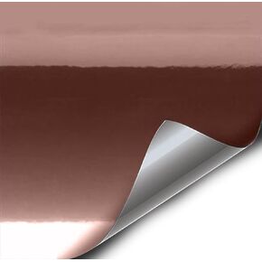 VViViD+ Rose Gold Conform Mirror Finish Chrome Vinyl Wrap Roll (1/2ft x 5ft)