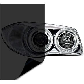 VViViD Air-Tint Dark Black 20% Blackout Anti-UV Headlight Tinting 16 Inches x 48 inches Feet Extra Large Full Car Vinyl Wrap Roll