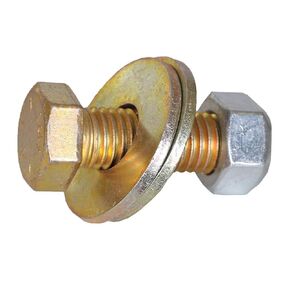 GEN-Y Executive Mount/Bolt kit, 12-5/8" x 2" Grade 8 Bolts, 12-5/8" Steel Lock Nuts, 24 - Flat washers