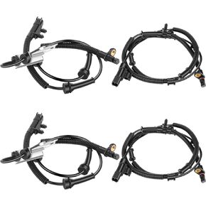 OCPTY ABS Sensor,Left+Right+Front Wheel Speed Sensor ALS1998Fit for 2008-2011 for Dodge Grand Caravan, 2009-2011 for Volkswagen Routan, 2008-2011 for Chrysler Town & Country Pack of 4 in Saudi Arabia