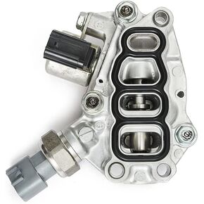 HQP AUTO PARTS VTEC Timing Solenoid Spool Valve Assembly W/Gasket 15810-RKB-J01 Compatible with Honda Pilot Accord Odyssey