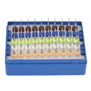 Yunnyp Carbide Carving Drill Set 50pcs,0. 5-0. 9mm Carbide Micro Drill Bits for PCB Print Circuit Board Carving