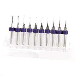FTVOGUE FTVOGUE 10pcs Bits Drilling Hole Tool PCB Print Circuit Board Carbide Micro Drill Bits Tool Set 0.1mm to 0.7mm[0.5mm],Pcb Assembly Equipment and Accessories