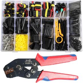 shengbowi Car Terminals Plug Male Female 16-20AWG Waterproof Automotive Connectors Disconnect Wiring 1/2/3/4Pin Electrical Wirem Kit Water Proof Series Way Marine Truck Boat Motorcycle