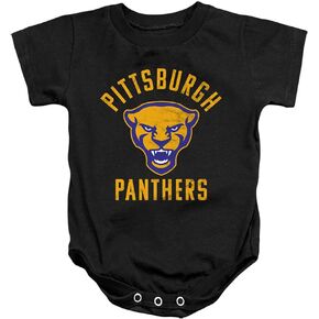University of Pittsburgh Official Pitt Panthers Logo Unisex Infant Snap Suit for Baby