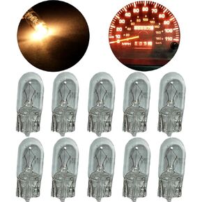MOAEWN T10 194 LED Light Bulb 158 PC194 161 W5W Halogen Instrument Panel Gauge Cluster Dashboard Automotive Light Bulb Xenon White Lights