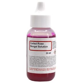 Innovating Science Carbol Rose Bengal Solution, 1 fl oz (30mL) - The Curated Chemical Collection