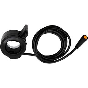 Thumb Throttle Replacement for Bafang Waterproof 3PIN Female Thumb Throttle Accelerator for eBike for BBS01B BBS02B BBSHD Mid Drive Motor eBike Conversion Kits E-Bike Throttle with 17.7 inch Cable