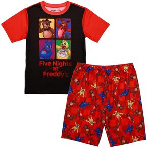 Bioworld Five Nights at Freddy's Youth 2-Piece Short-Sleeve Pajama Set