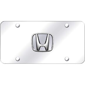 شعار هوندا كروم على لوحة ترخيص الكروم - بدون تعبئة سوداء in Kuwait