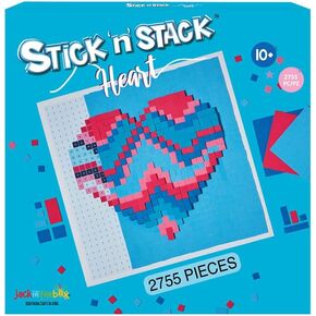 STICK 'N' STACK jackinthebox فسيفساء الفنون والحرف اليدوية للأطفال مع ملصقات إسفنجية ثلاثية الأبعاد - تصميم بومة - مجموعة أدوات حرفية للأطفال خالية من الفوضى لفن ثلاثي الأبعاد - هدايا بومة فريدة للفتيات والفتيان من سن 10 سنوات فما فوق