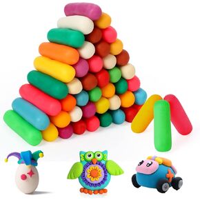 PHILODOGS Play-Masa Playdough 48 Pack of Non-Toxic Modeling Compound, 0.6 Ounce Each, Play Dough Bulk Sets for Kids Ages 3+