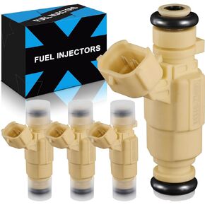 YZHIDIANF Upgraded 35310-23600 Fuel Injectors Fits For:-Hyundai elantra tiburon tucson For:-Kia spectra spectra5 sportage 2.0L L4 2001 2002 2003 2004 2005 2006 2007 2008 2009 2010 (set of 4)