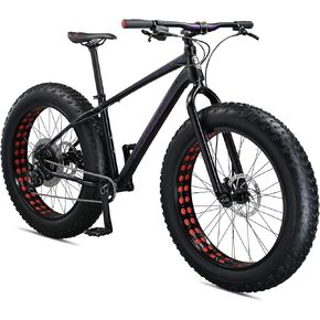 Mongoose Argus Sport Men and Women Fat Tire Mountain Bike, 26-Inch Wheels, Tectonic T2 Adult Frame, Hydraulic Disc Brakes