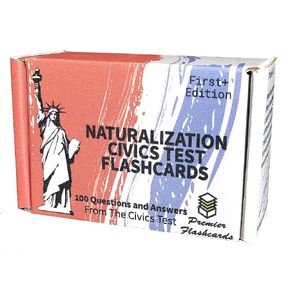 USCIS US Citizenship Test Study Flashcards Corrected Edition | All 100 Questions and Answers for The United States Naturalization Civics Exam | 2021 & 2022 | Made in USA