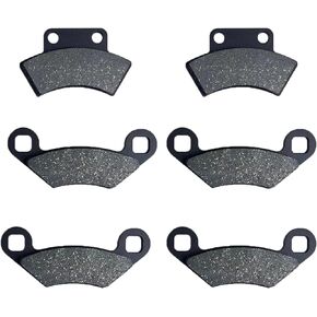 Brake Pads Front and Rear for Polaris Sportsman 400 500 Magnum 425 Trail Blazer 250 Trail Boss 250 350 Scrambler 400 500 Big Boss 300 Xplorer 300 400 500