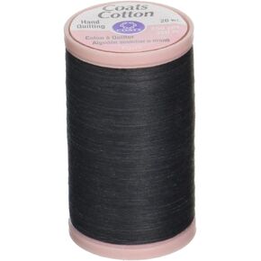 COATS&CLARK S980-0900 Hand Quilting Cotton Thread, 350-Yard, Black