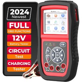 Autel AL539B OBD2 Scanner, 3-in-1 Code Reader Battery Tester Avometer for 12 Volts Batteries, Full OBDII Diagnosis and Circuit Starting & Charging Systems Test
