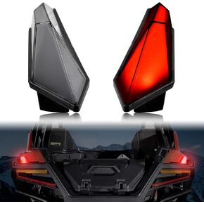 SAUTVS LED Rear Marker Lights for RZR PRO XP/PRO R 20-24, Smoked Black Rear Signal LED Tail Clearance Light Side Light Position Lamp for Polaris RZR PRO XP XP4/ RZR PRO R/RZR TURBO R 2020-2024(2PCS)