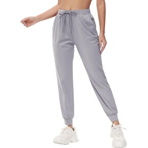 Yundobop Women's Joggers Pants Running Sweatpants with Pockets Drawstring Athletic Tapered Pants for Lounge,Yoga