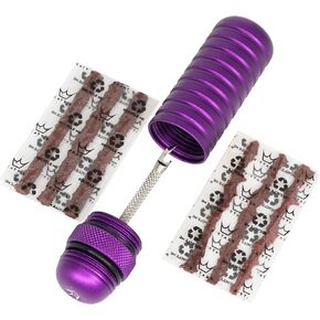 Peaty's Tubeless Bike Tyre Puncture Repair Plugger Kit - for MTB, Road & XC Bicycle Tyres - Unique Single-Sided Fork, for Rapid Puncture Repair to Fix Punctures Fast - 3X 3mm & 1.5mm Plugs