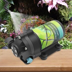 Reptile humidifier, LCD with Timing Function, time Length and Interval can be Set, Reptile Spray System with 6 Spray nozzles,misting System for Reptiles of Amphibians, Tanks, Paludarium