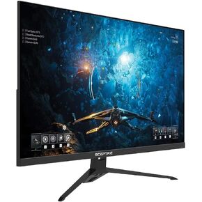 Sceptre 27-inch FHD 1080p IPS Gaming LED Monitor up to 165Hz 144Hz 1ms DisplayPort HDMI, FreeSync FPS RTS Build-in Speakers Gunmetal Black 2022 (E275B-FPT165)